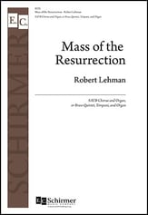 Mass of the Resurrection SATB choral sheet music cover